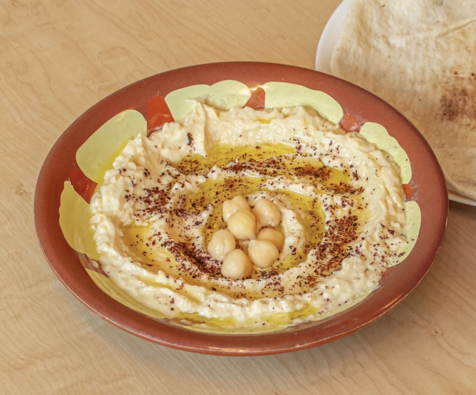 HUMMUS WITH PITA BREAD